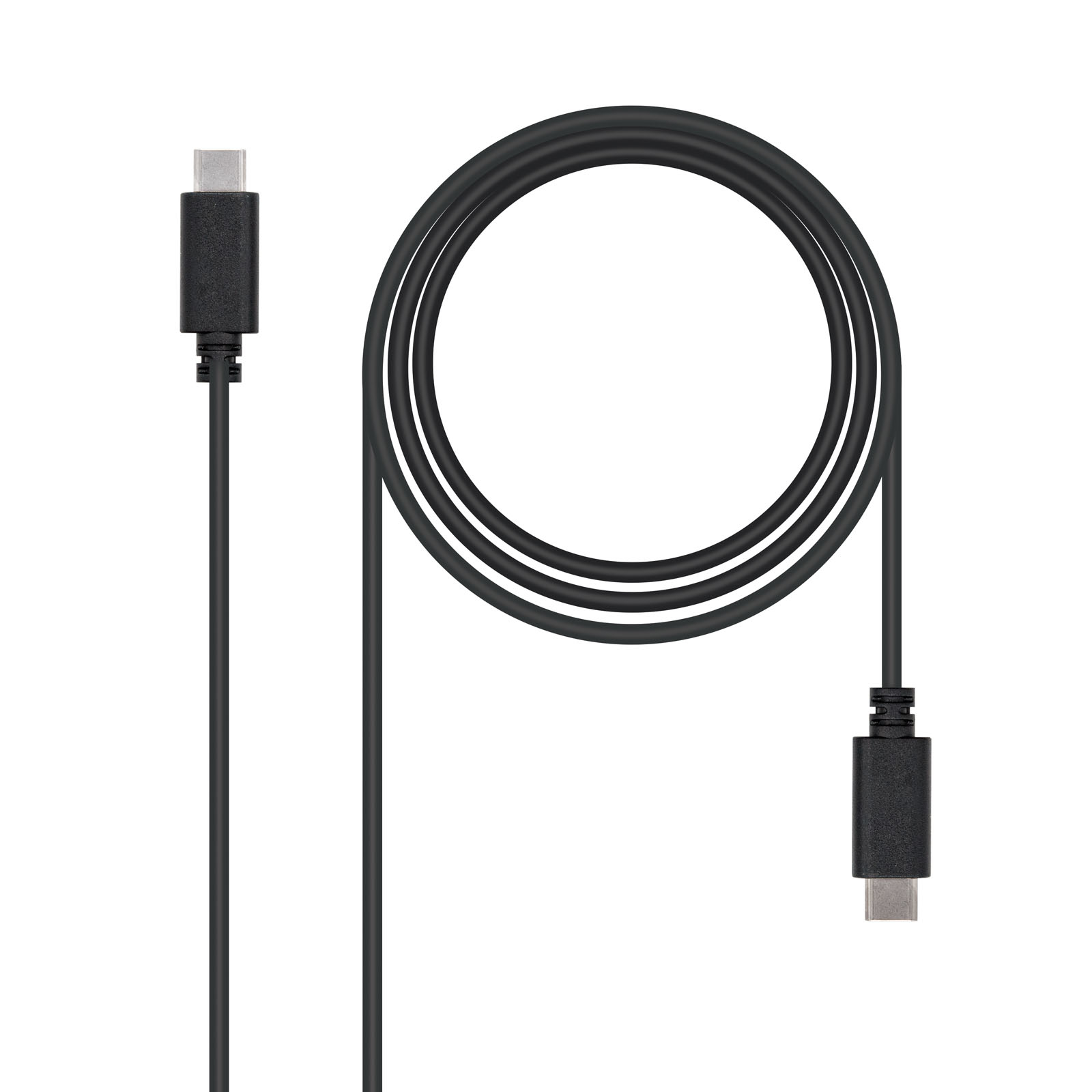 USB 2.0, 2m cable USB USB C Negro