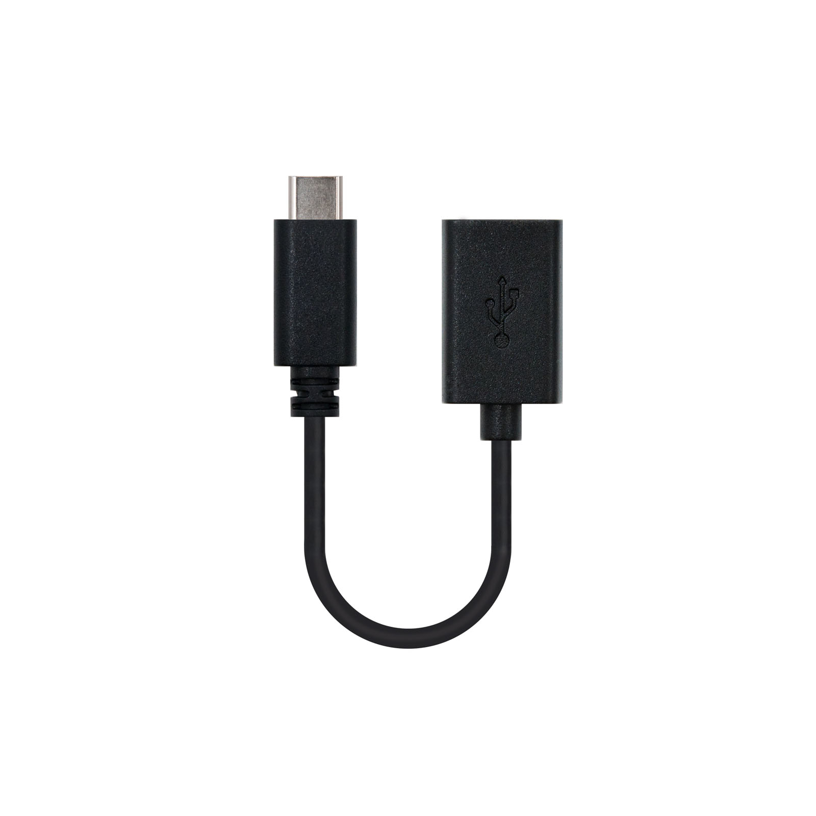 USB 2.0, 0.15m cable USB 0,15 m USB C USB A Negro