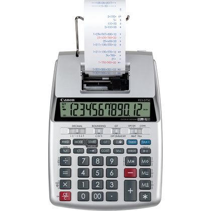 P23-DTSC calculadora Escritorio Calculadora de impresión Plata