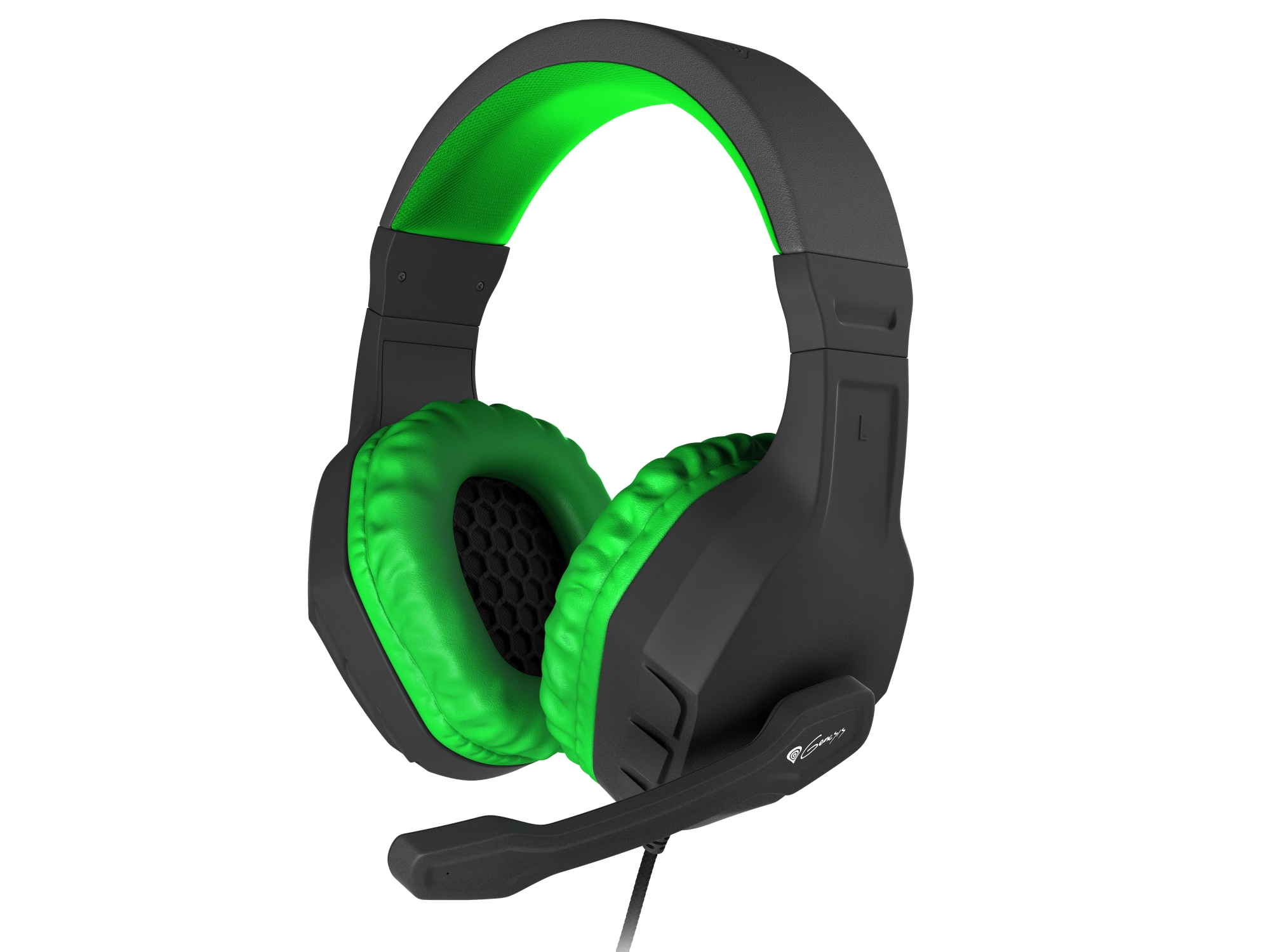 Argon 200 Auriculares Alámbrico Diadema Juego Negro, Verde