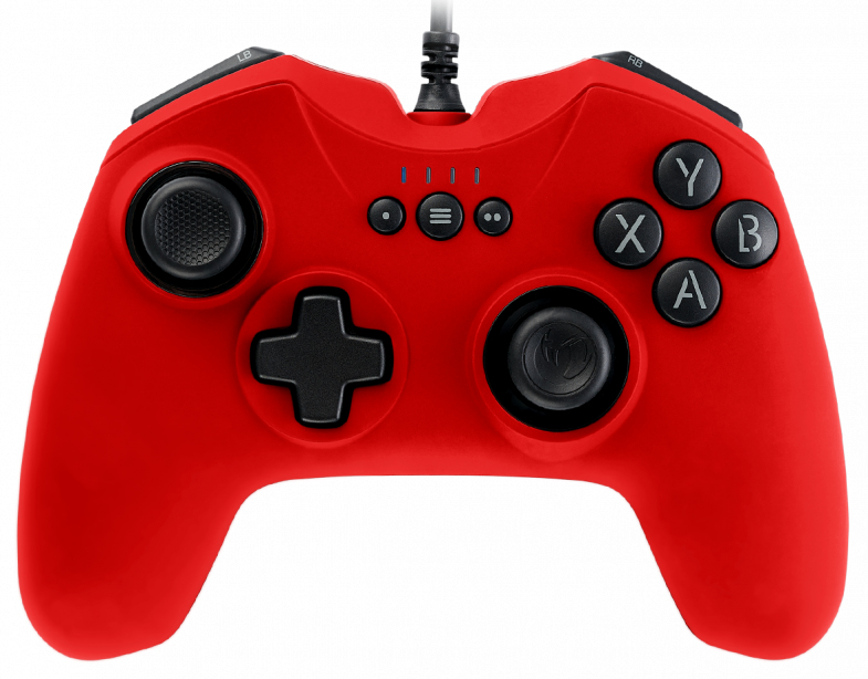 GC-100XF Negro, Rojo USB Gamepad Analógico/Digital PC