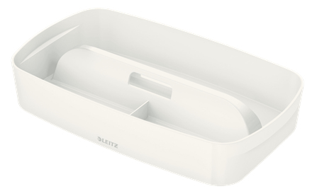 MyBox Bandeja de almacenamiento Rectangular Plástico Blanco