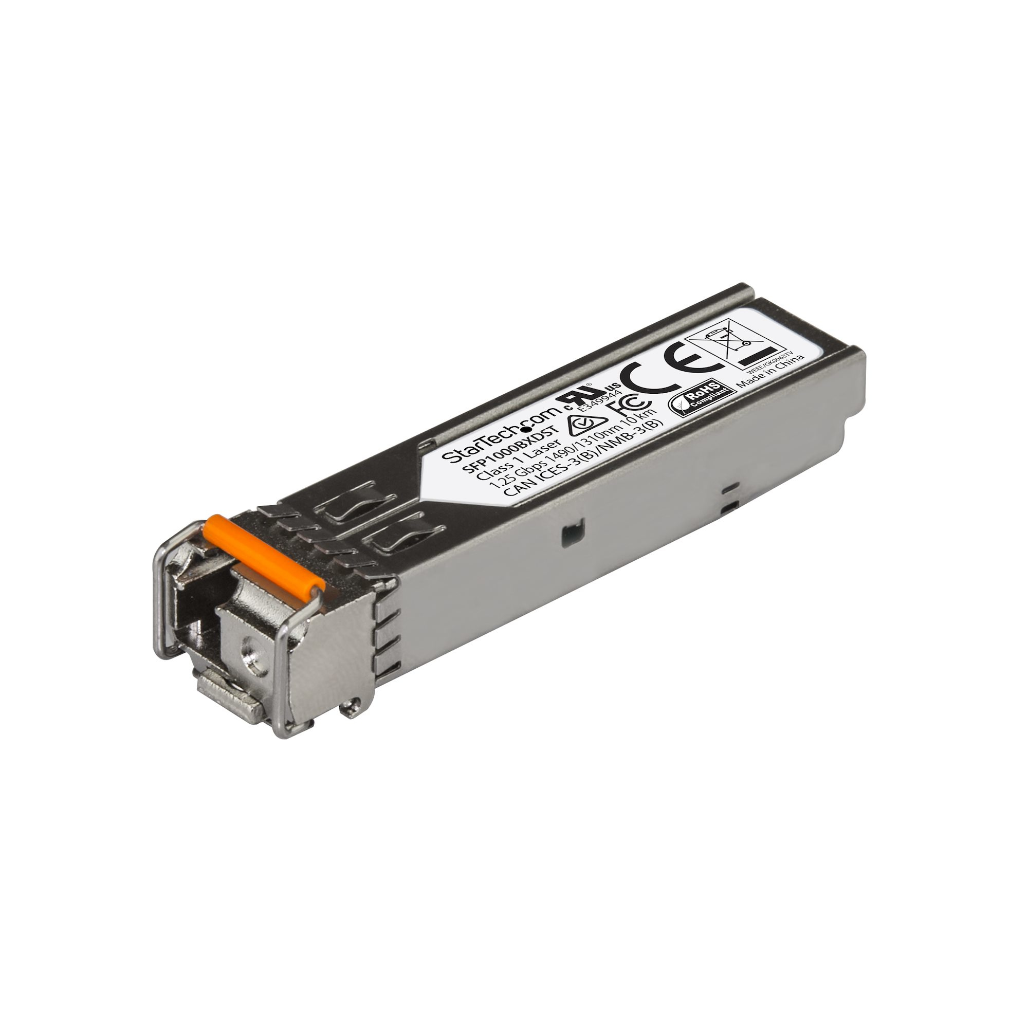 Módulo Transceptor SFP Compatible con MSA sin Codificar - 1000BASE-BX - Fibra BiDi Ethernet Gigabit Monomodo (SMF) de 1 GbE