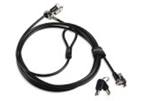 4XE0N80915 cable antirrobo Negro