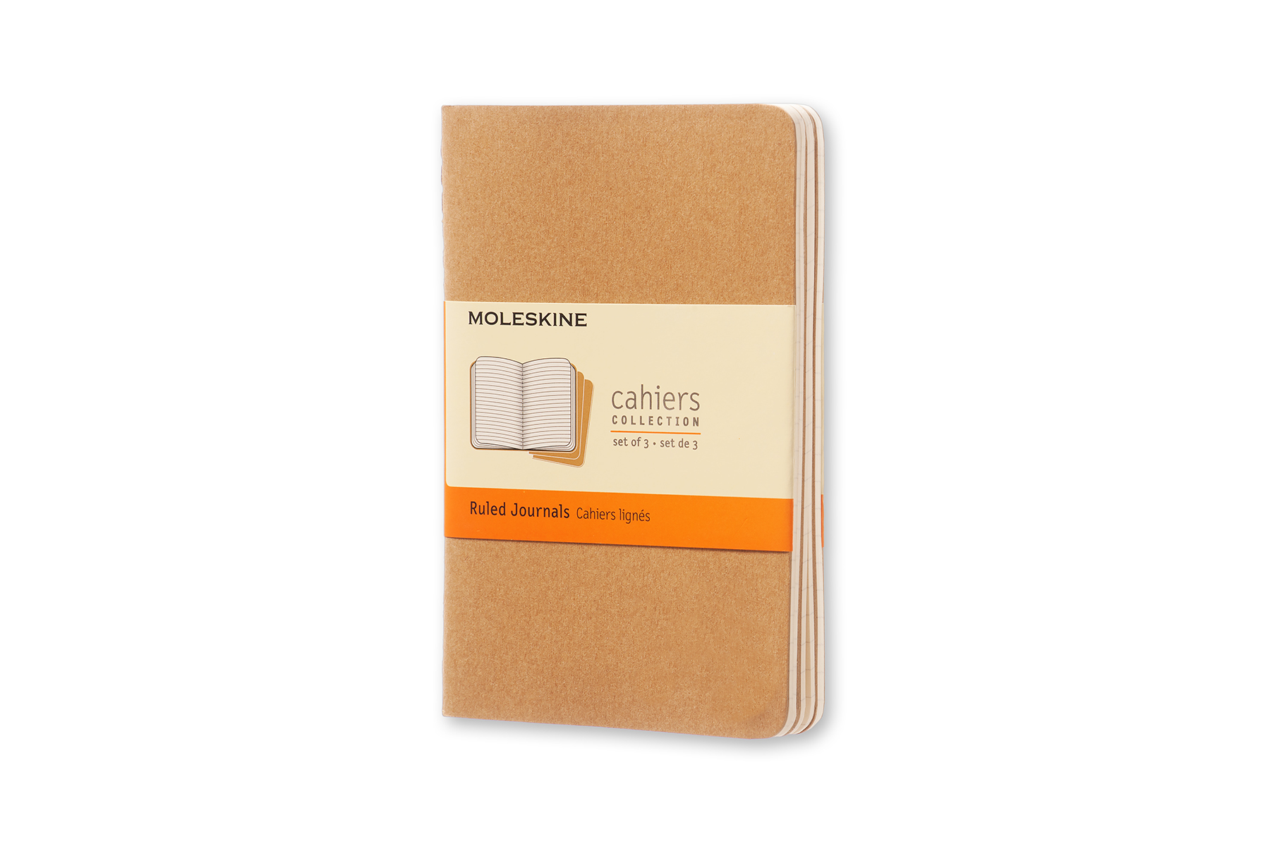 QP411 cuaderno y block 64 hojas Marrón