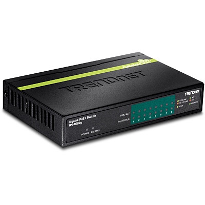 TPE-TG82G switch No administrado Gigabit Ethernet (10/100/1000) Energía sobre Ethernet (PoE) Negro