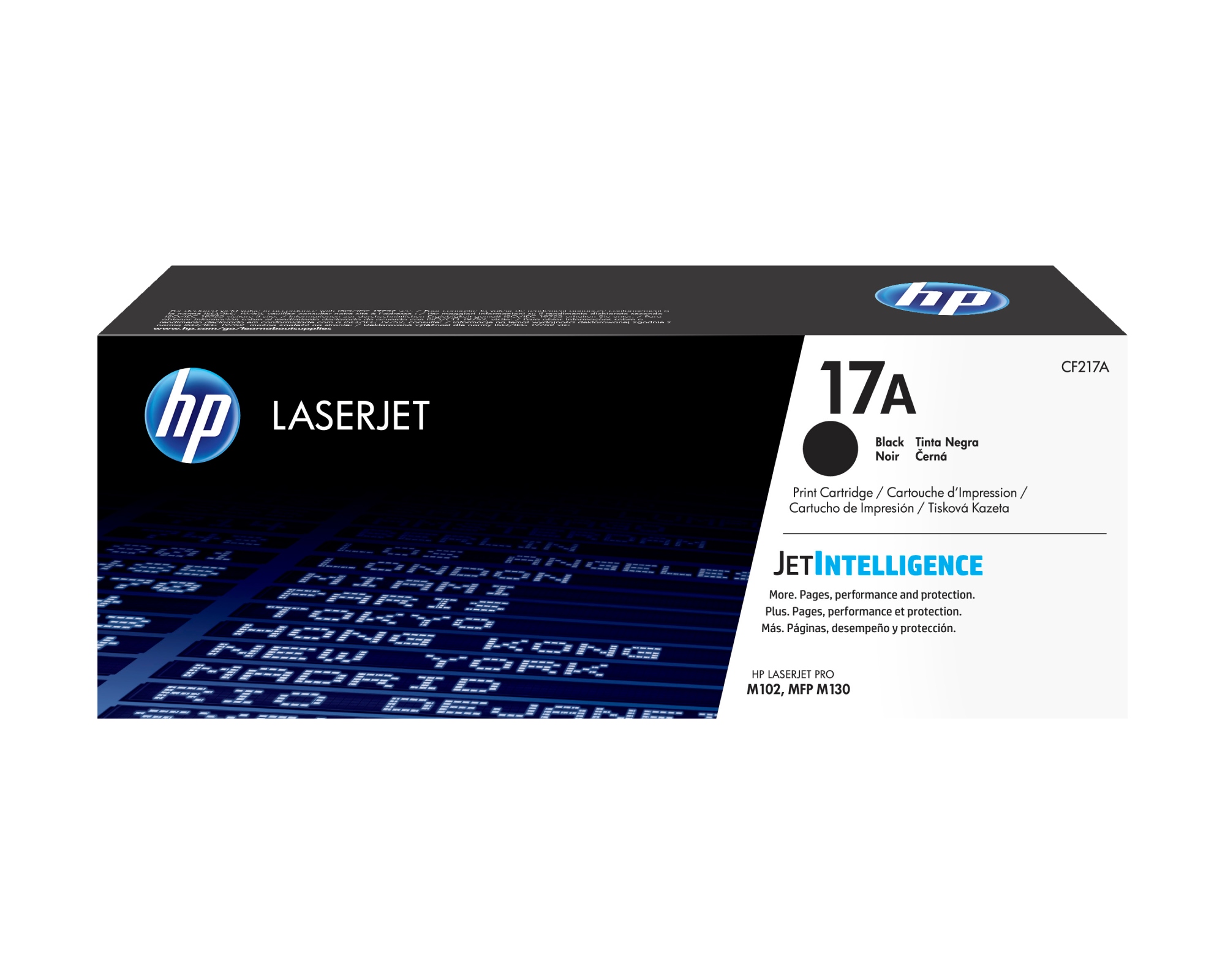 Cartucho de tóner Original LaserJet 17A negro