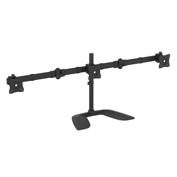 Brazo de Soporte VESA Articulado de 3 Monitores hasta de 27" (8Kg) - Base para Monitores de Ordenador