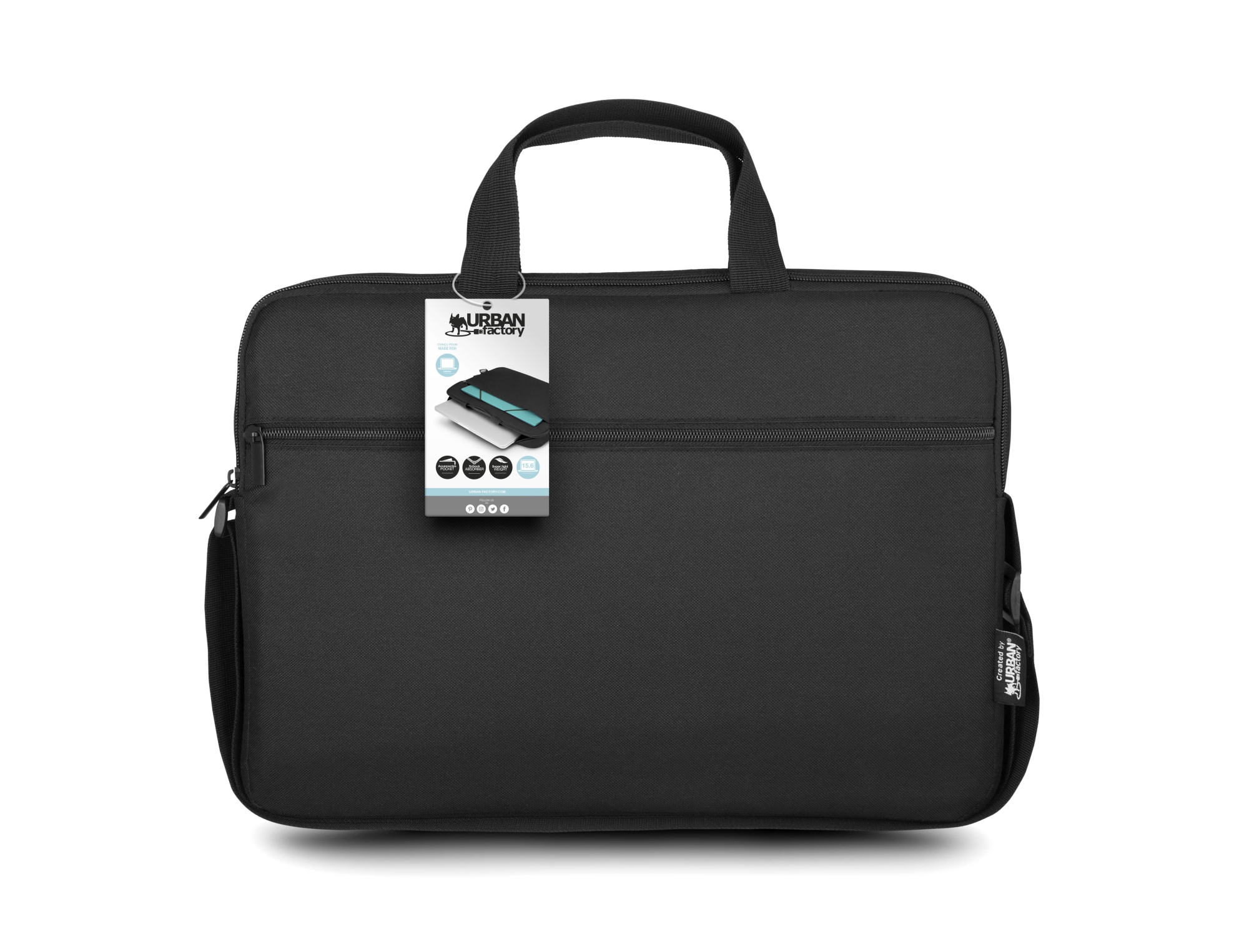 Nylee 39,6 cm (15.6") Maletín Negro