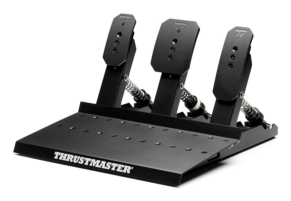 Raceline Pedals III Negro RJ-12 Pedales Analógico/Digital PC, PlayStation 4, PlayStation 5, Xbox One, Xbox Series S, Xbox Series X, Xbox One X, Xbox One S