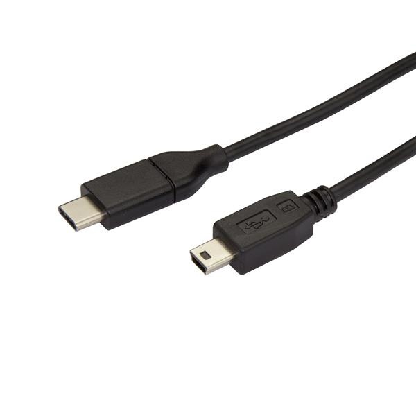 Cable de 2m USB-C a Mini USB-B - Cable Adaptador USB Tipo C a USB Mini B