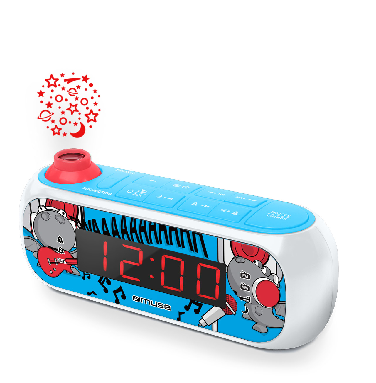 M-167 KDB Reloj Digital Multicolor