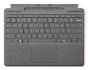 Surface Pro Keyboard with pen storage for Business Microsoft Cover port Platino