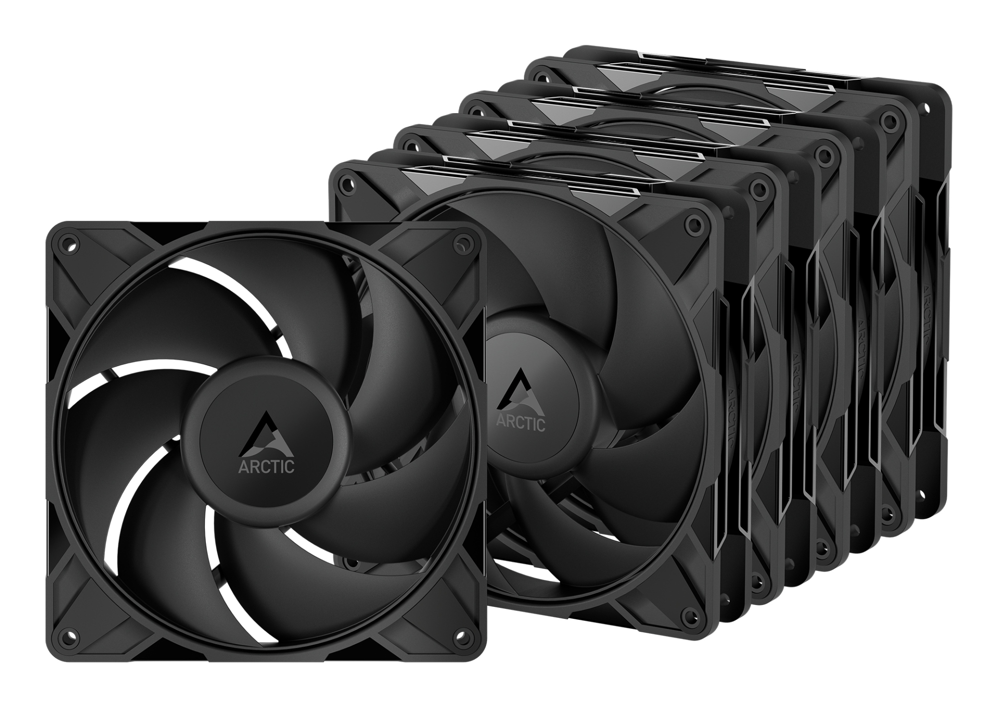 P14 Pro PST Carcasa del ordenador Ventilador 14 cm Negro 5 pieza(s)