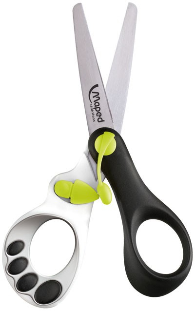 037910 tijera de escritorio y manualidades Corte recto Negro, Verde, Blanco Universal