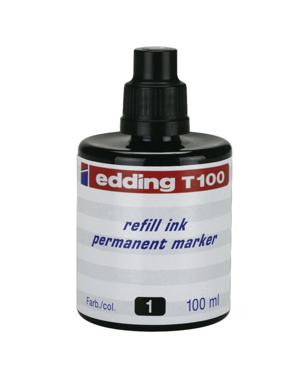 T100 recambio para marcador Negro 100 ml