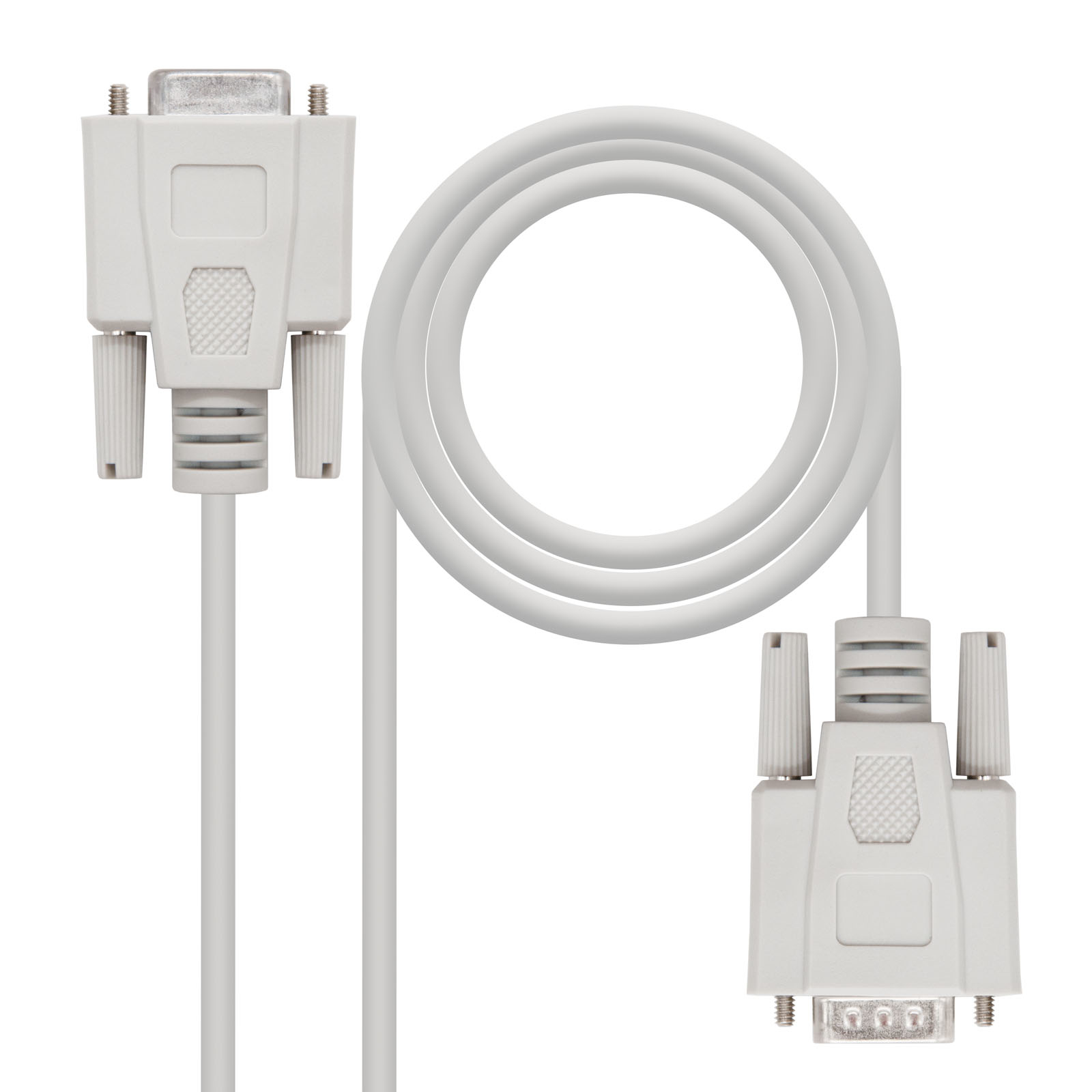 10.14.0506 cable de serie Beige 6 m DB9