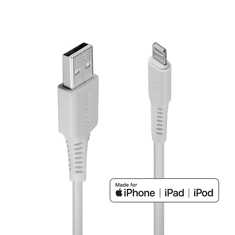 31326 cable de conector Lightning 1 m Blanco
