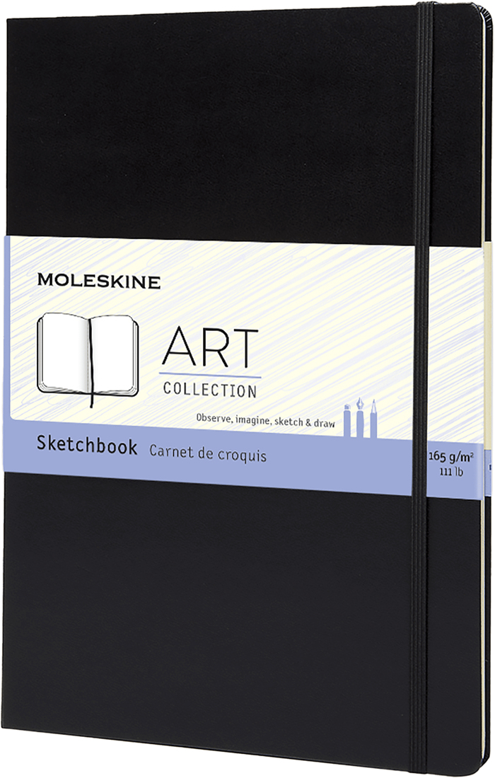 ARTQP054 cuaderno y block 88 hojas Negro