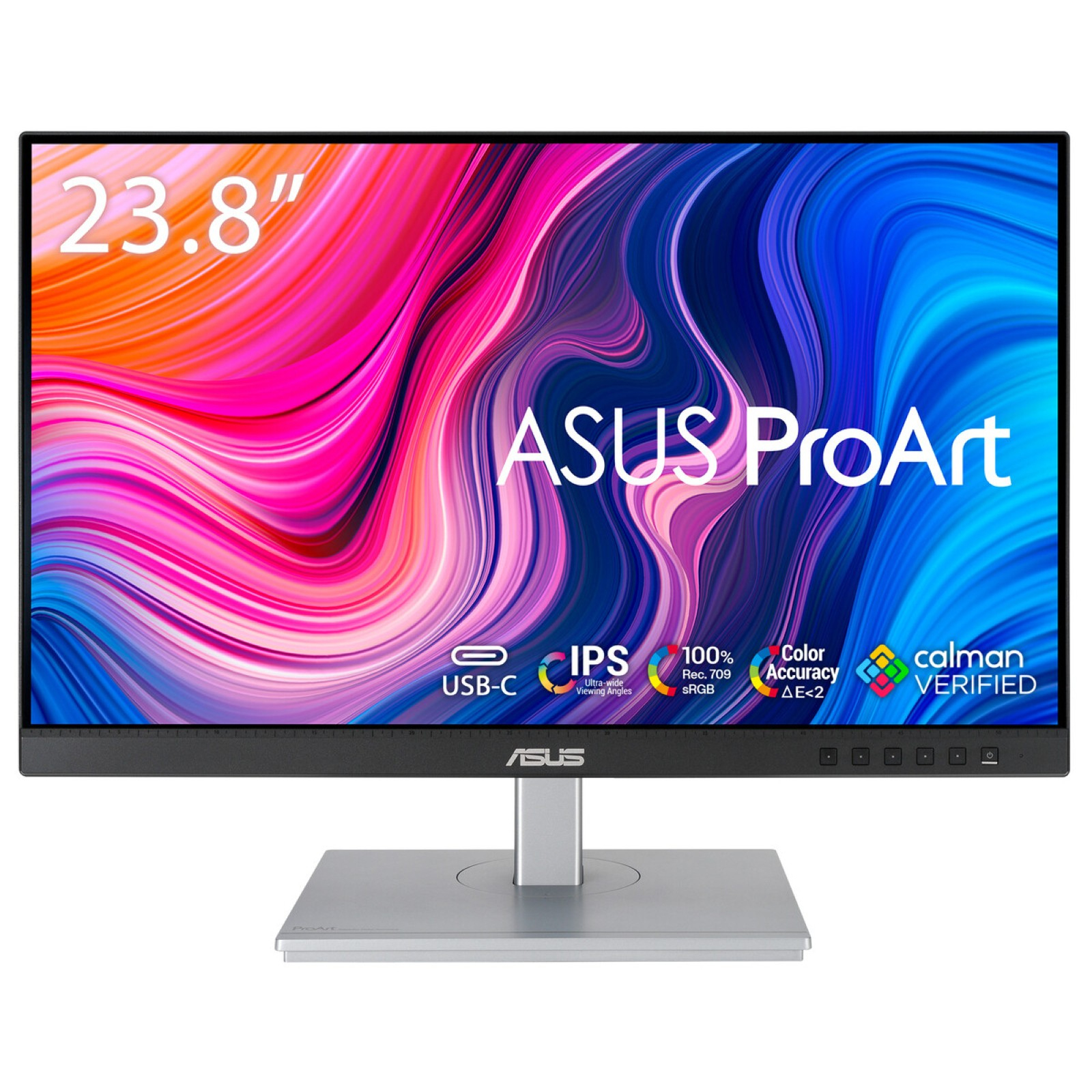 ProArt PA247CV pantalla para PC 60,5 cm (23.8") 1920 x 1080 Pixeles Full HD LCD Negro, Plata