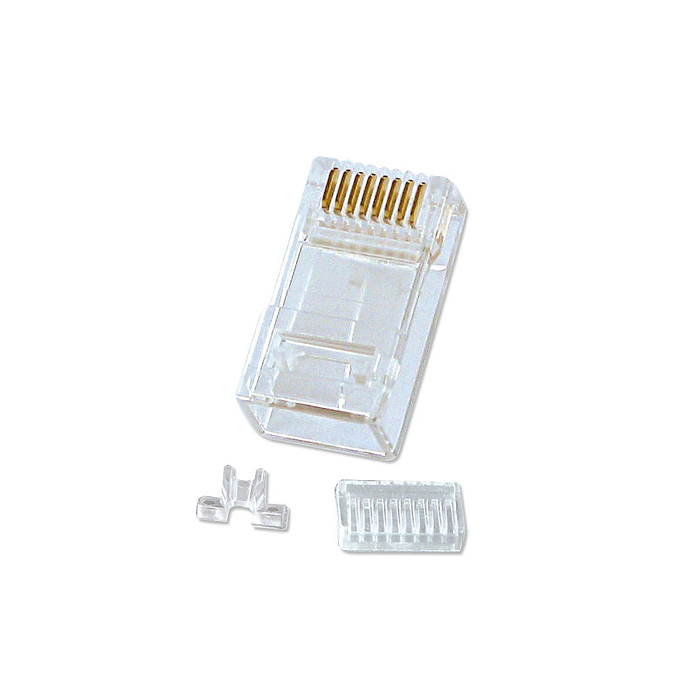 62430 conector RJ-45 8-pin cat.6 Transparente