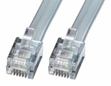 RJ-12 M/M 5.0m 5 m Gris