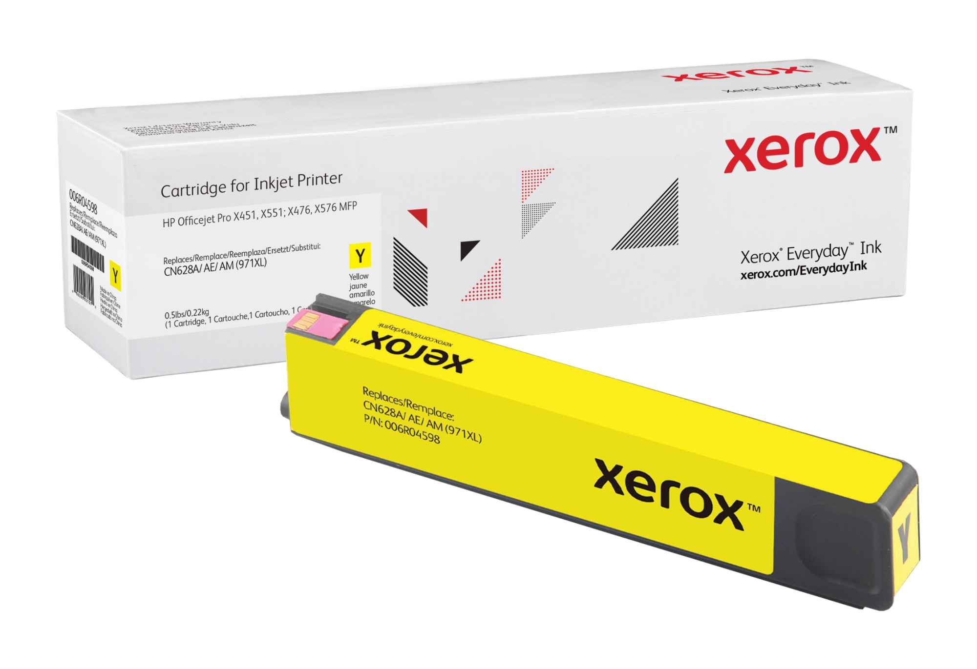 Everyday Toner Everyday Amarillo di Xerox compatibile con HP 971XL (CN628AE, CN628A, CN628AM), Capacidad alta