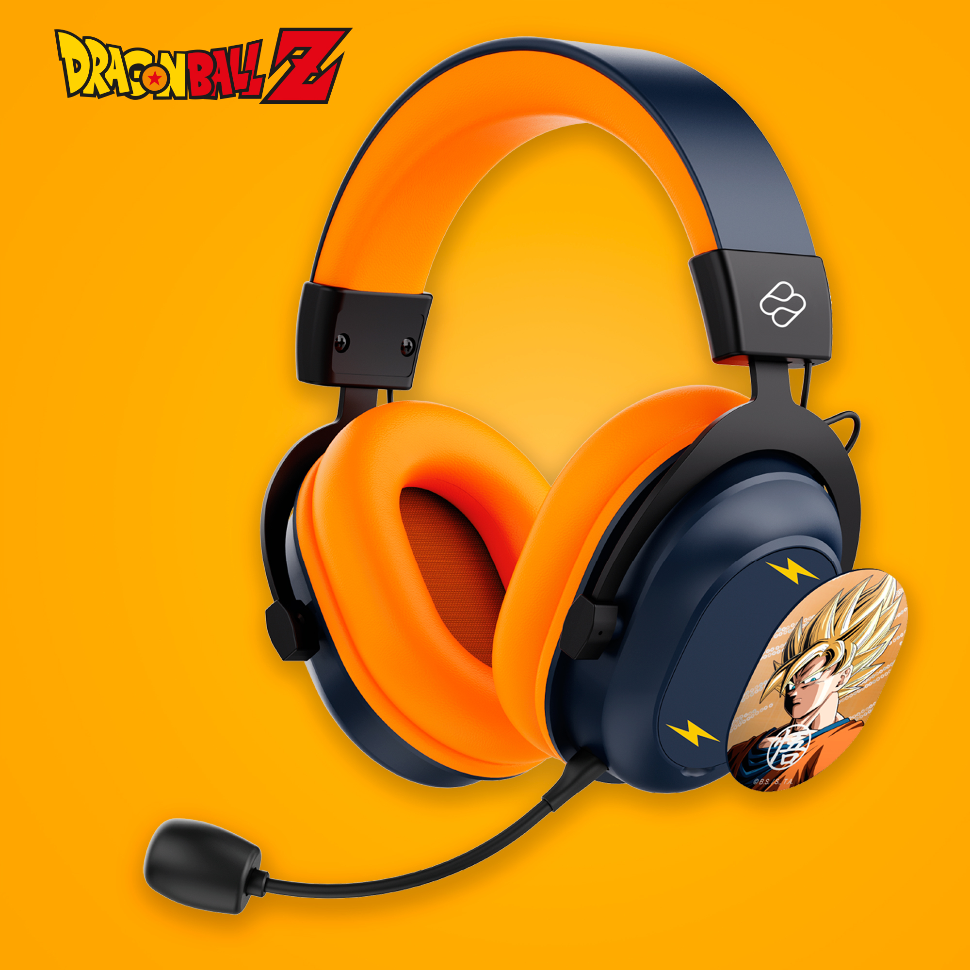 Wireless Gaming Headset Dragon Ball Z