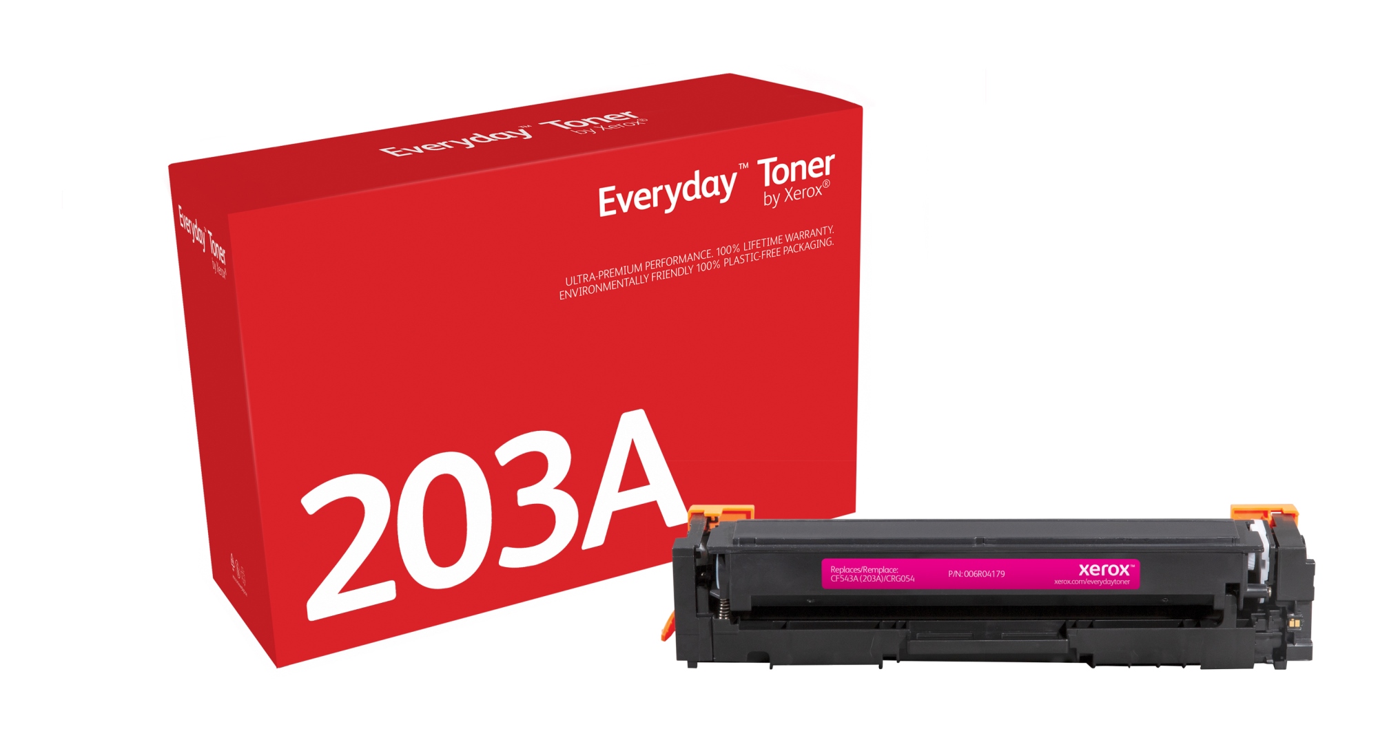 Everyday Toner Everyday Magenta di Xerox compatibile con HP 203A (CF543A), Capacidad estándar