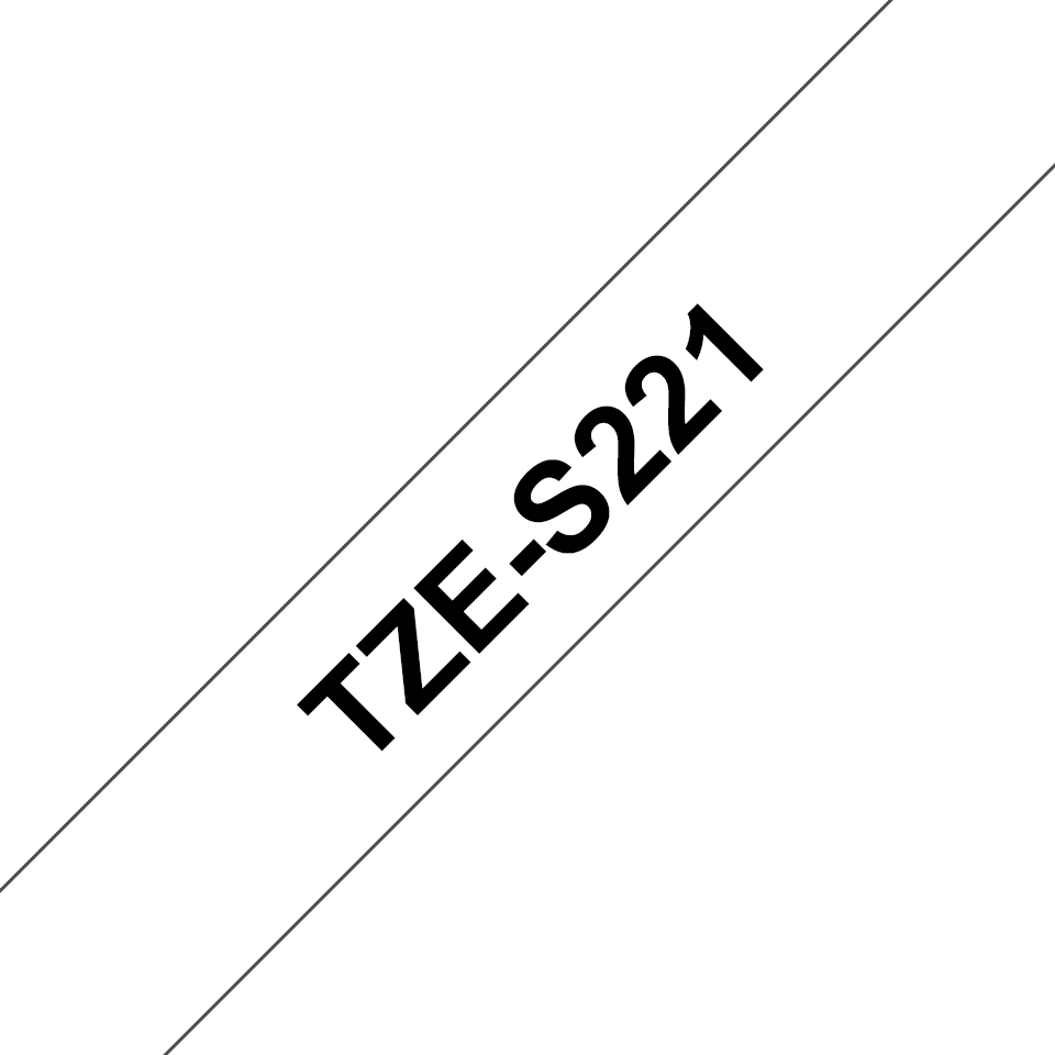 TZE-S221 cinta para impresora de etiquetas TZ