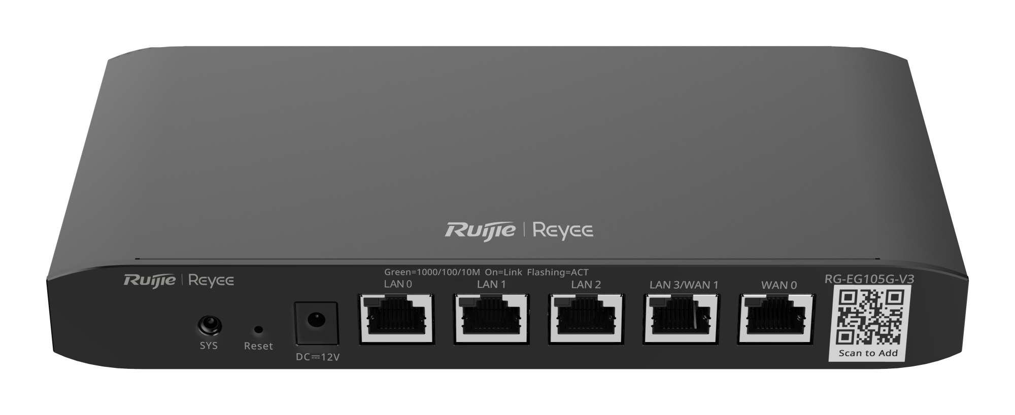 RG-EG105G-V3 switch Gestionado Gigabit Ethernet (10/100/1000) Negro