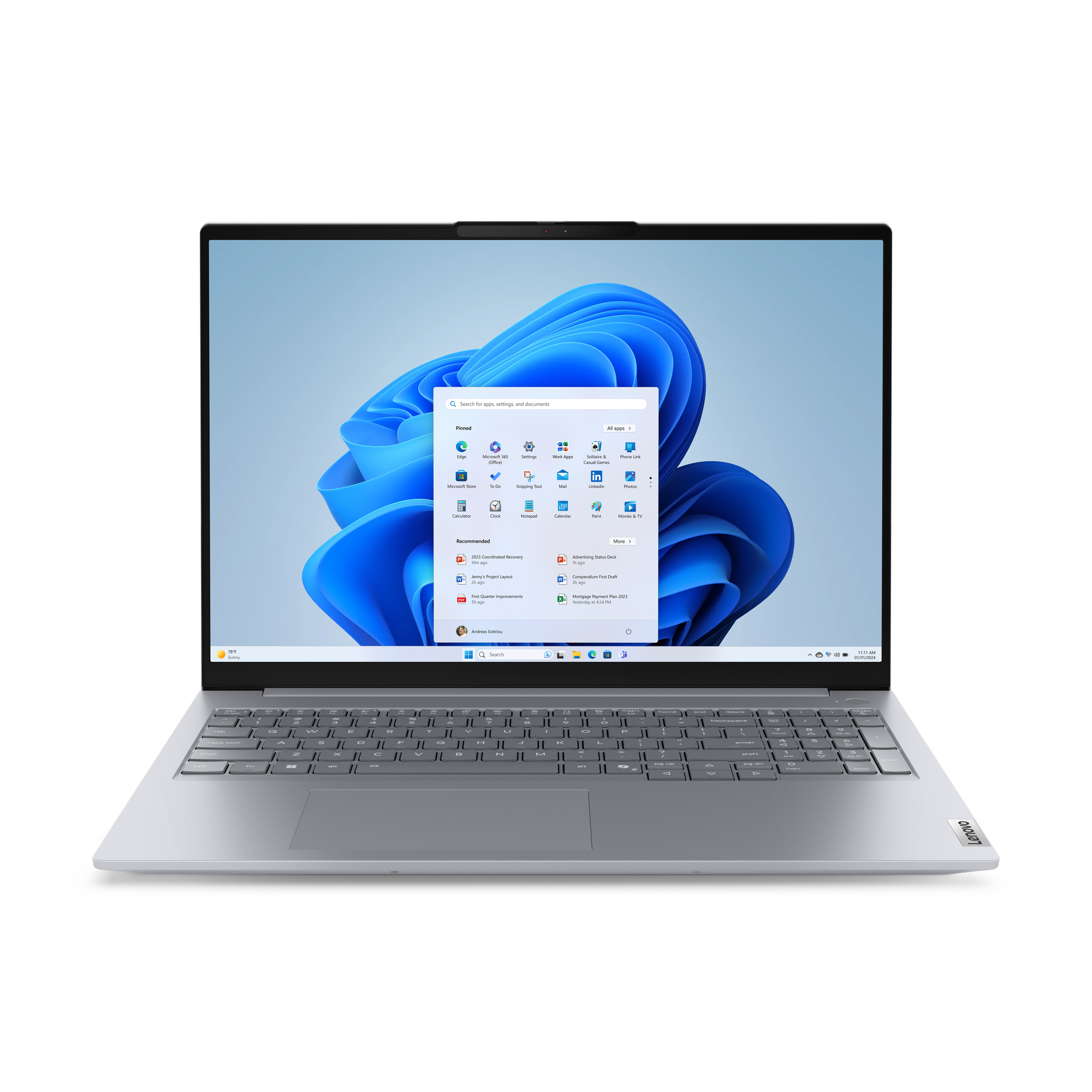 ThinkBook 16 G8 IAL Intel Core Ultra 5 135H Portátil 40,6 cm (16") WUXGA 16 GB DDR5-SDRAM 512 GB SSD Wi-Fi 6E (802.11ax) Windows 11 Pro Español Gris