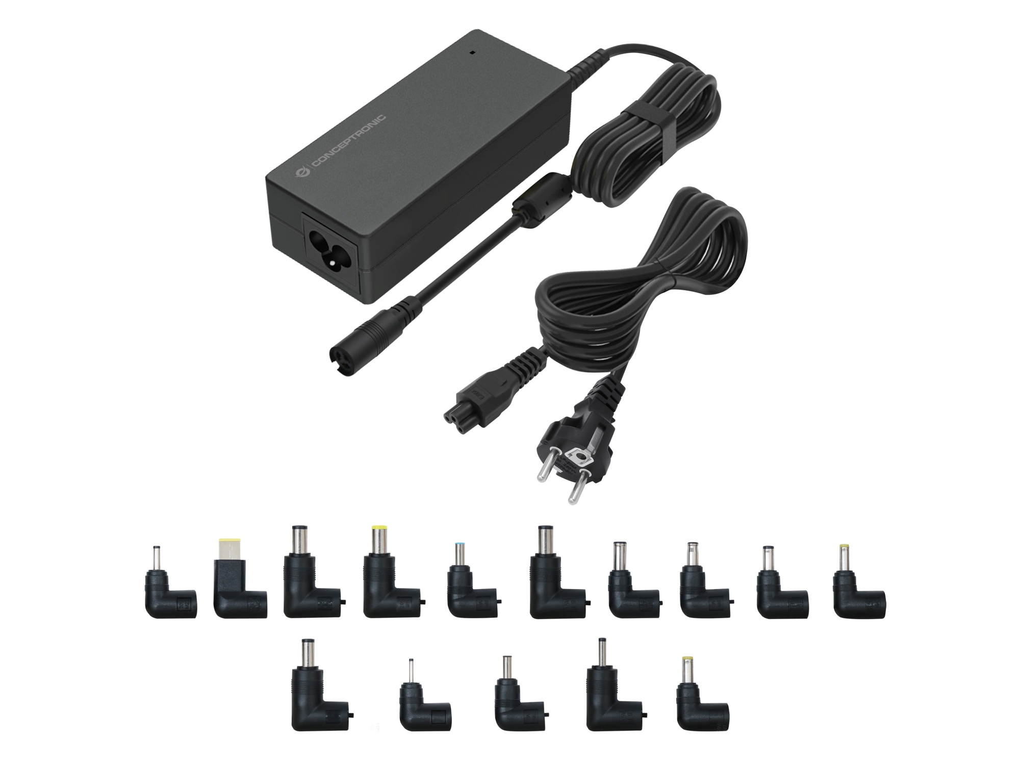 OZUL08B15 adaptador e inversor de corriente Interior 90 W Negro