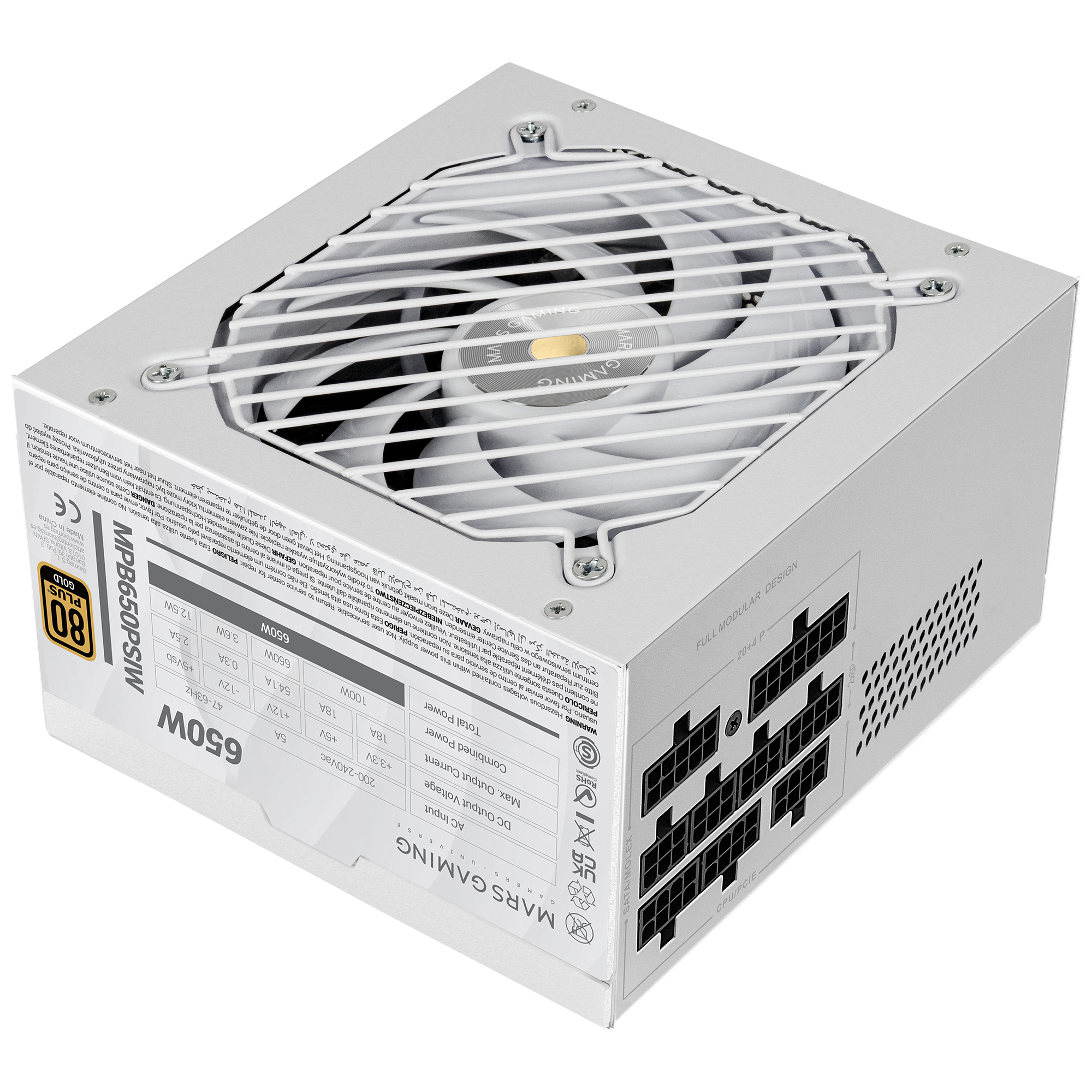 MPB650PSIW unidad de fuente de alimentación Blanco