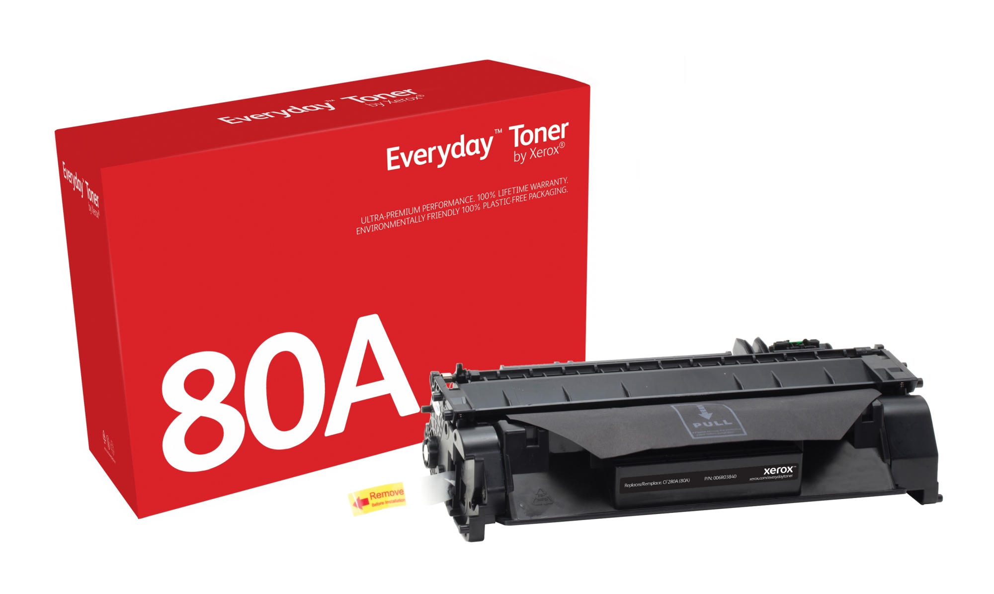 Everyday Toner Everyday Negro di Xerox compatibile con HP 80A (CF280A), Capacidad estándar