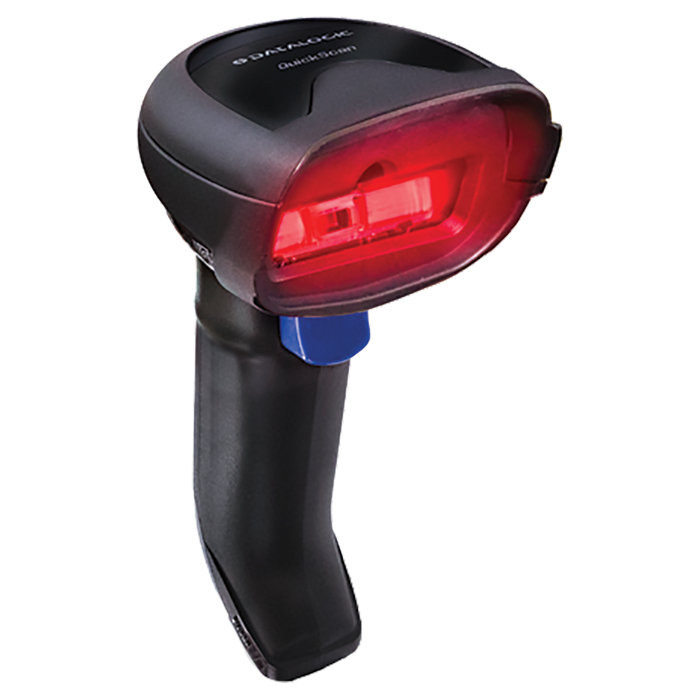 QD2220 Lector de códigos de barras portátil 1D Laser Negro
