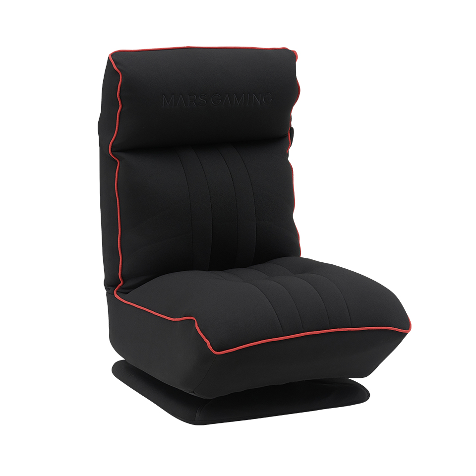 MGC-THRONE, Sofá Gaming Ergonómico, Base con Rotación 360°, Respaldo y Reposacabezas Ajustables, Espuma de Alta Densidad, Diseño Versátil Plegable, Sofá PC con Estructura Robusta, Rojo