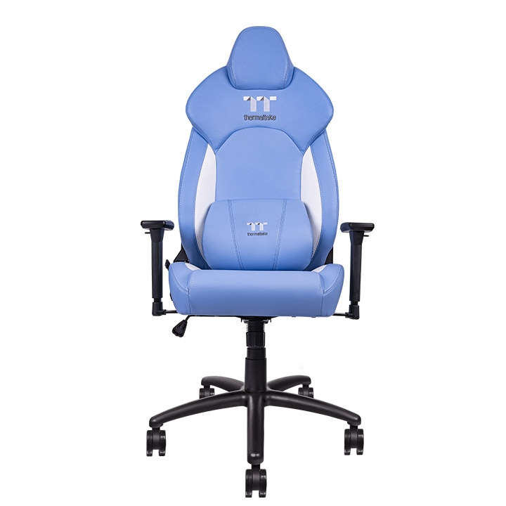 GGC-VCO-LWLWDS-01 silla para videojuegos Butaca para jugar Asiento acolchado Azul, Blanco