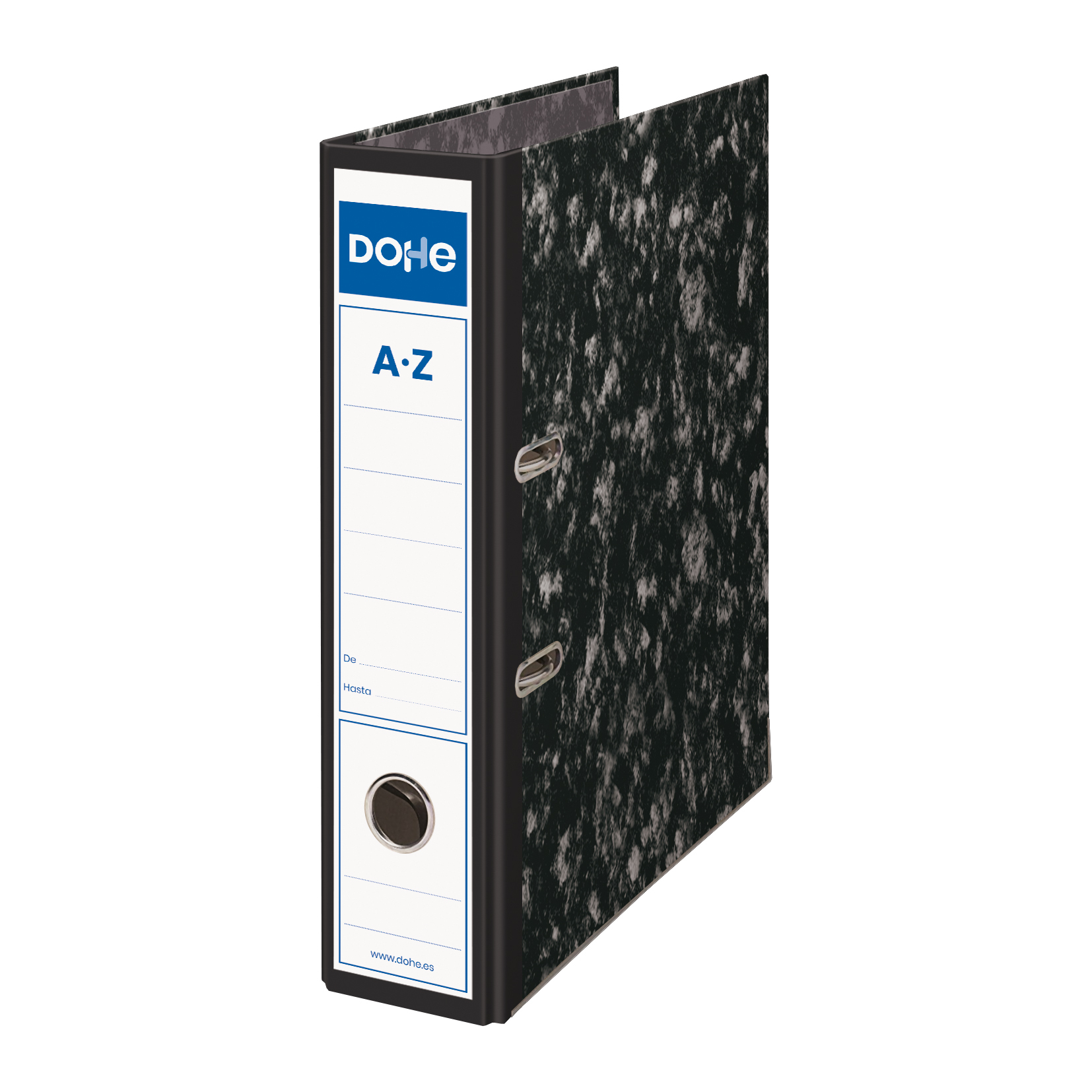 09120 carpeta de cartón Folio Negro