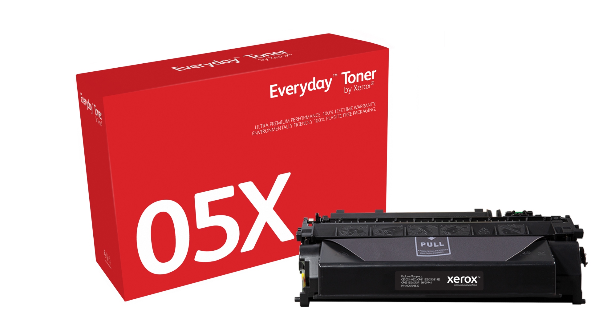 Everyday Toner Everyday Negro di Xerox compatibile con HP 05X (CE505X), Capacidad alta