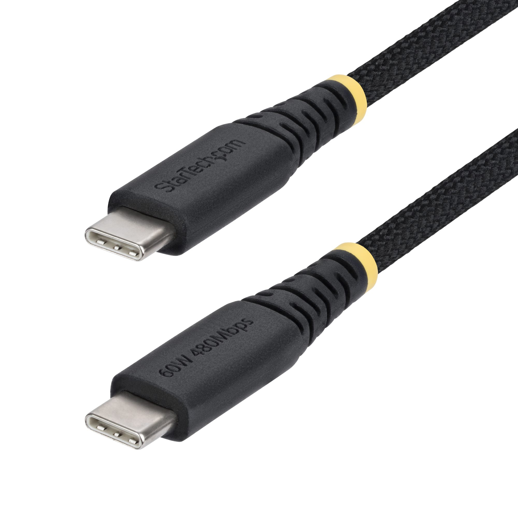 Cable de Carga USB-C Trenzado de 1m - Cable Cargador USB Tipo C para Portátil - Cable Resistente para Carga de Dispositivos - Trenzado de Nailon TPE - USB 2.0 - PD 60W 3A