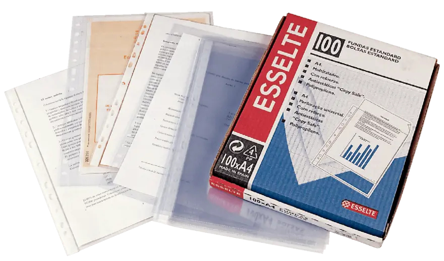 46101 protector de hojas Folio Cloruro de polivinilo (PVC) 100 pieza(s)