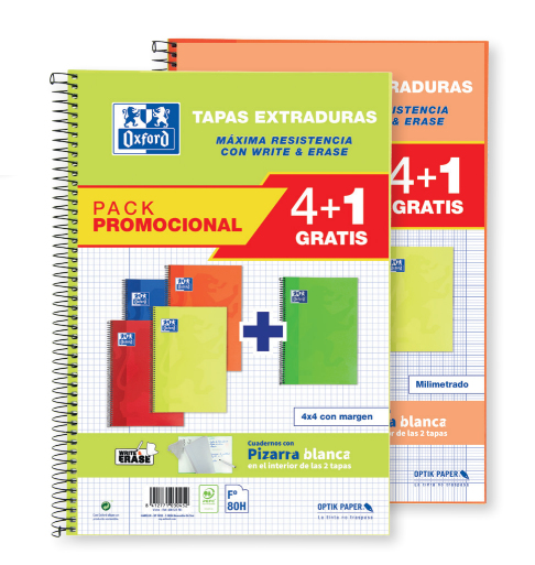 100430276 nota autoadhesiva Rectángulo Multicolor 80 hojas