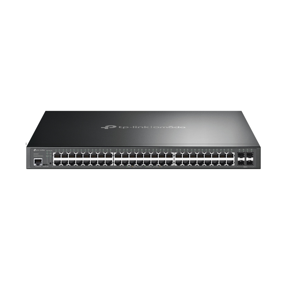 Omada SG3452P switch Gestionado L2/L3 Gigabit Ethernet (10/100/1000) Energía sobre Ethernet (PoE) 1U Negro