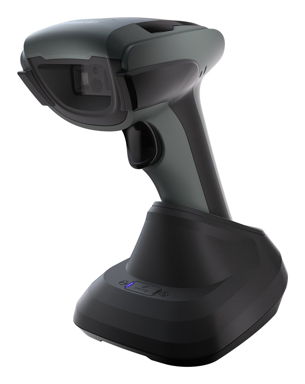 350-BT Lector de códigos de barras portátil 1D/2D CMOS Negro, Gris