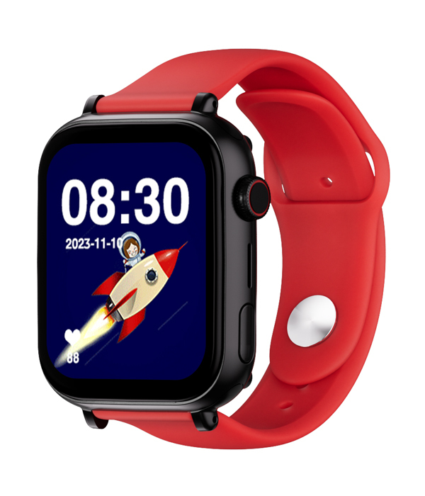 Save Family PLUS SmartWatch con GPS y llamada Negro Correa Silicona Roja NO INCLUYE SIM