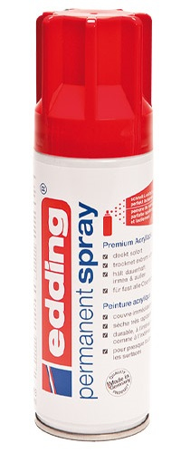 Permanent Spray pintura acrílica 200 ml Rojo Bote de spray