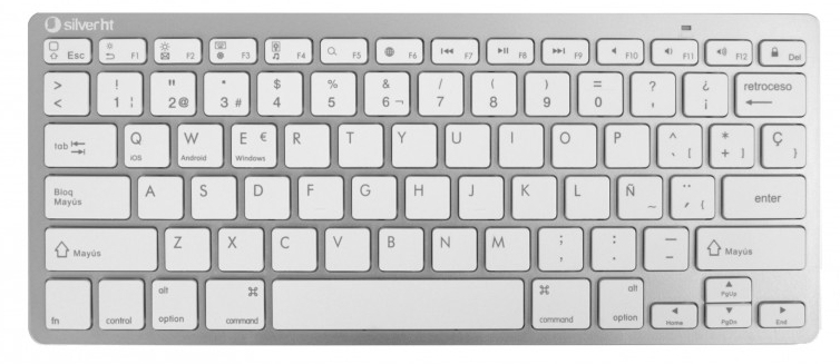 Teclado Inalámbrico Colors Edition - Blanco