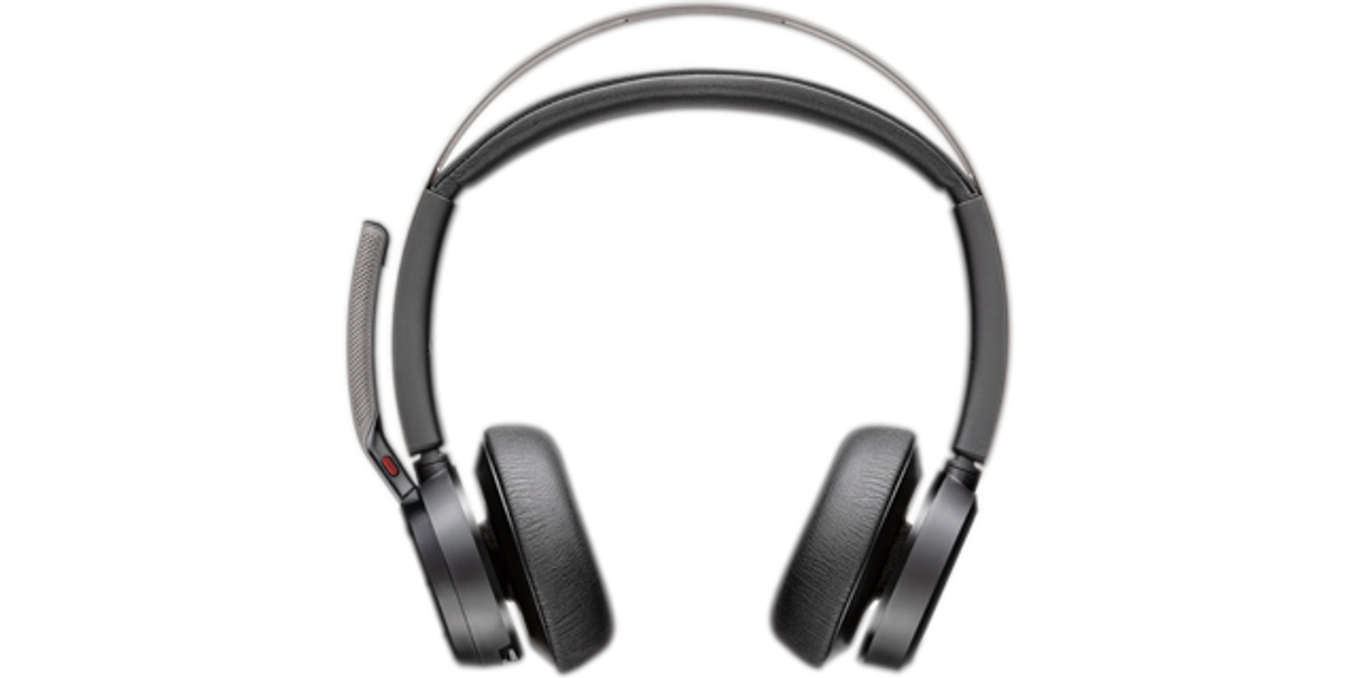 Auriculares Poly Voyager Focus 2 USB-C-C + adaptador USB-C/A + base de carga