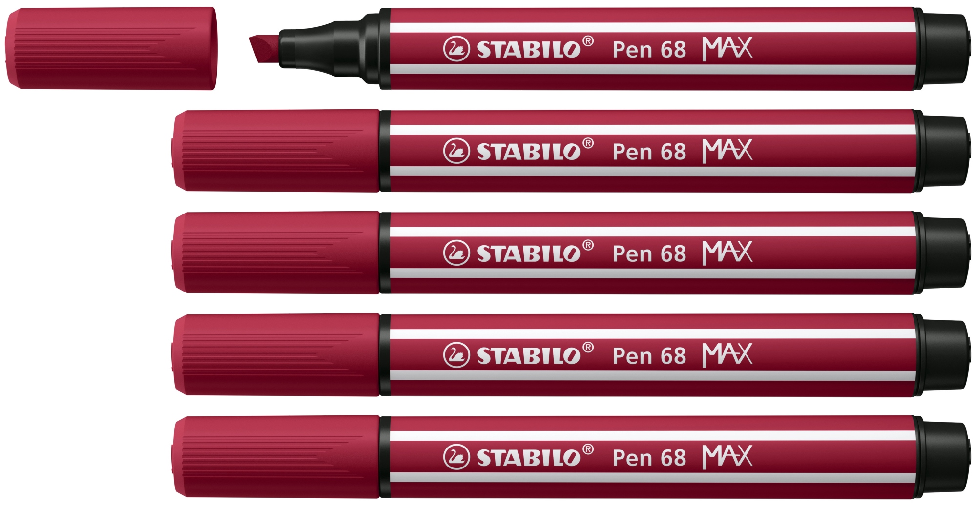 Pen 68 MAX rotulador Púrpura 5 pieza(s)